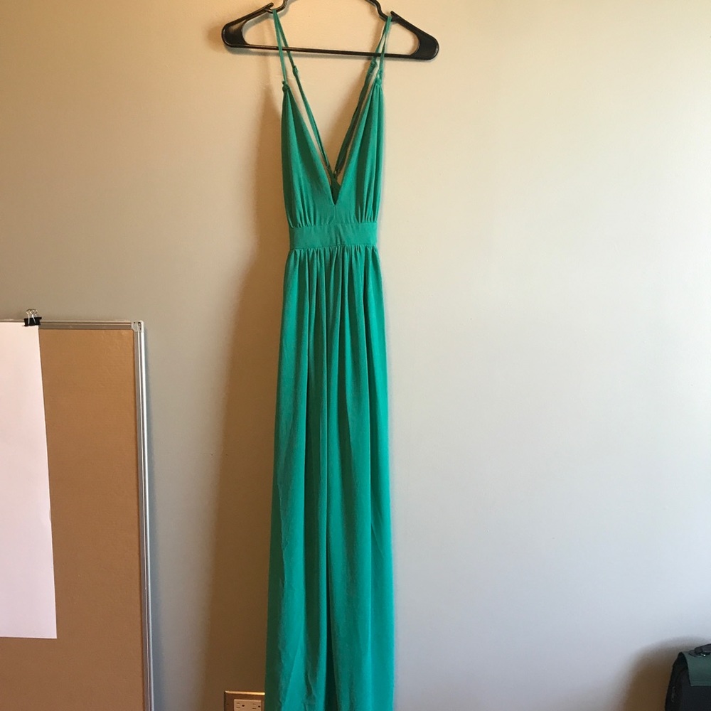Green mind code dress - Picture 3 of 4